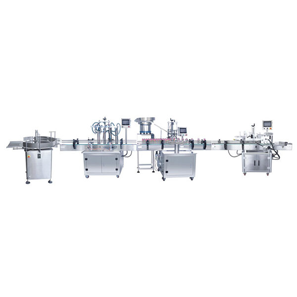 Dây Chuyền Chiết Rót Dung Dịch Lỏng 4 Đầu Piston Tự Động