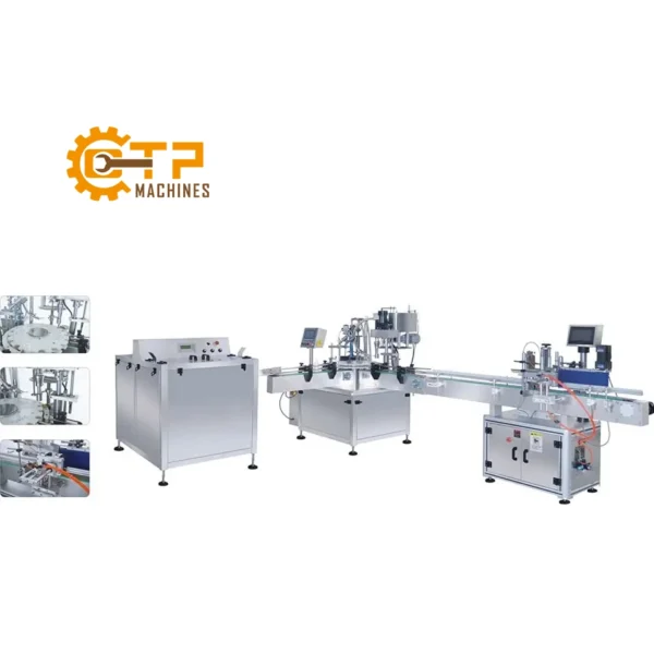 Dây Chuyền Chiết Rót Dung Dịch Lỏng 4 Đầu Piston Tự Động 9 day chuyen chiet rot dung dich long 4 dau piston tu dong 3