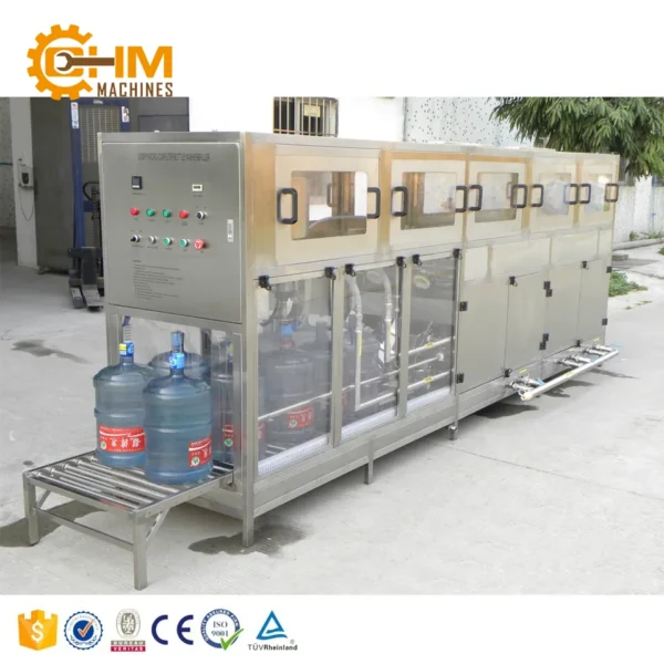 Dây Chuyền Sản Xuất Nước Uống Đóng Bình Tự Động 100-150B/H 10 day chuyen san xuat binh 20l 05