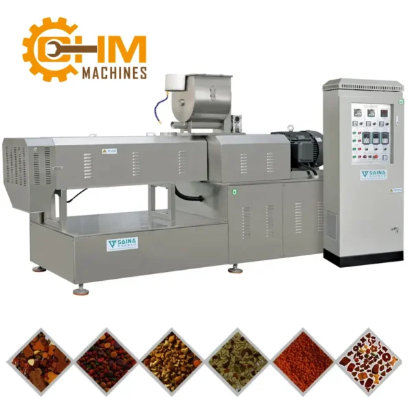 Dây Chuyền Sản Xuất Chế Biến Thức Ăn Cho Chó Mèo Tự Động 13 day chuyen san xuat thuc an cho meo 02