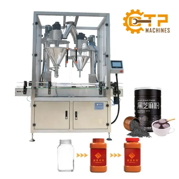 Máy Chiết Rót Bột 2 Đầu Tự Động 7 may chiet rot bot 2 dau tu dong 04