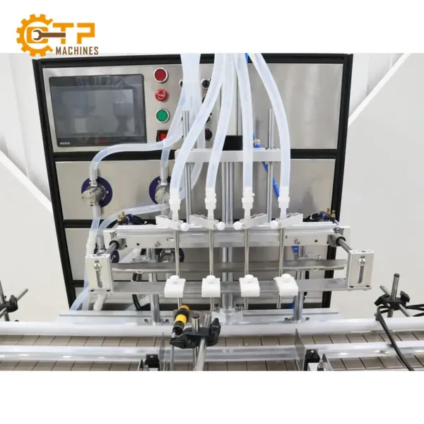 Máy Chiết Rót Tinh Dầu 4 Vòi Bơm Từ 11 may chiet rot tinh dau 4 voi bom tu 8