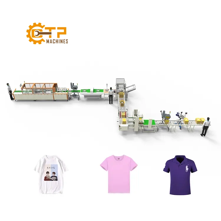 Dây Chuyền Đóng Gói Quần Áo 12 Thiết bị được người dùng ưa chuộng