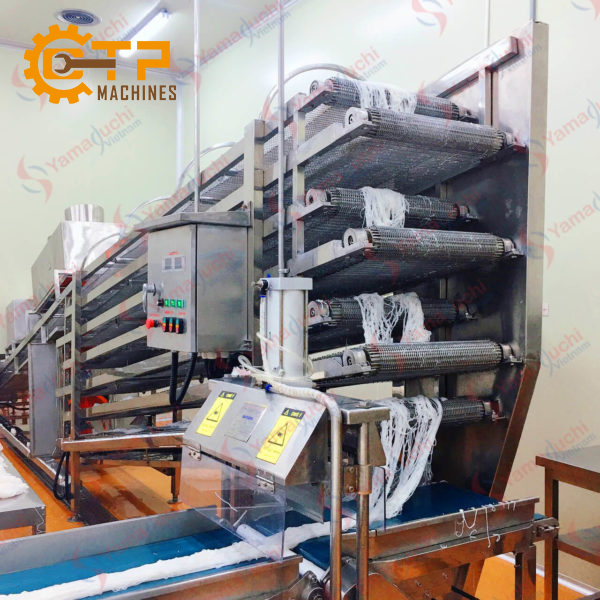 Dây Chuyền Sản Xuất Bún Tươi 200-250kg/h 9 Được cấu tạo từ chất liệu cao cấp nâng cao tuổi thọ