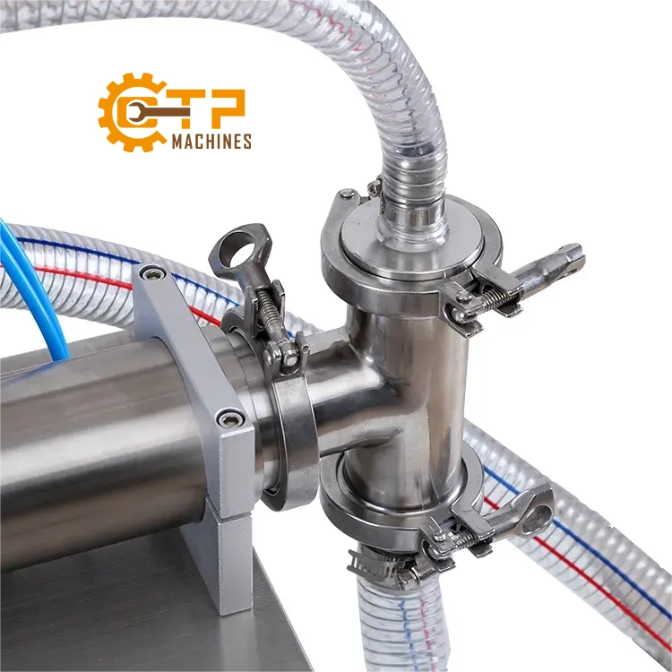 Máy Chiết Rót Khí Nén 2 Vòi Cấp Liệu Trực Tiếp 15 Năng suất cao giảm sức lao động và nhân công