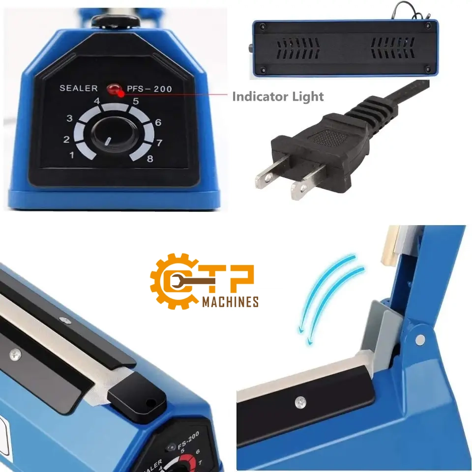 Máy Hàn Miệng Túi Dập Tay PFS 300 9 Năng suất cao giảm sức lao động và nhân công