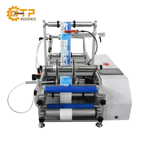 Máy Dán Decal Chai Tròn Bán Tự Động KF-603 11 may dan decal chai tron ban tu dong kf 603 06