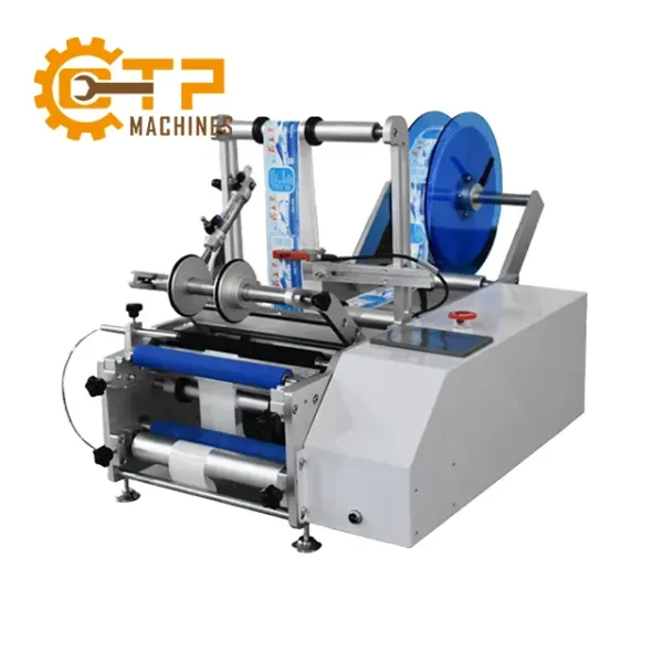 Máy Dán Decal Chai Tròn Bán Tự Động KF-603 10 may dan decal chai tron ban tu dong kf 603 07