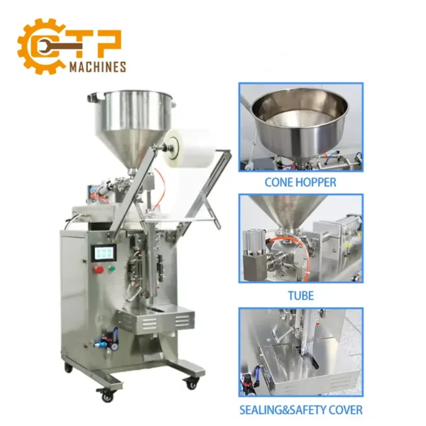 Máy Đóng Gói Dạng Sệt Tự Động Mini 8 may dong goi dang set tu dong mini 05