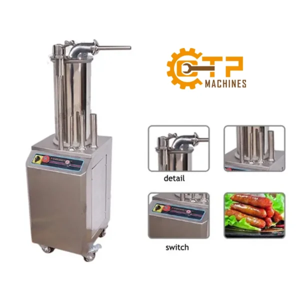 Máy Đùn Xúc Xích Thủy Lực SF-350 8 may dun xuc xich thuy luc sf 350 5