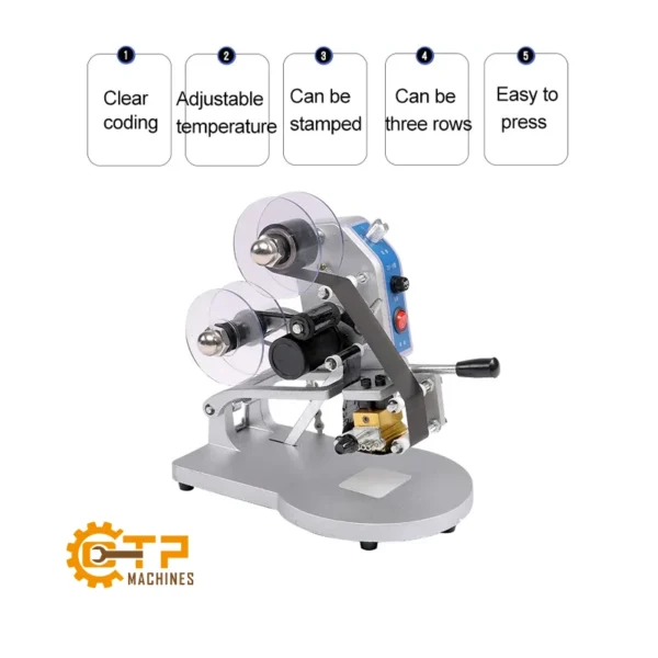 Máy In Date Mực Ribbon Thủ Công DY-8 10 may in date muc ribbon thu cong dy 8 2