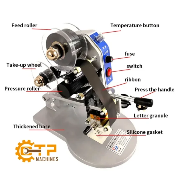 Máy In Date Mực Ribbon Thủ Công DY-8 9 may in date muc ribbon thu cong dy 8 3