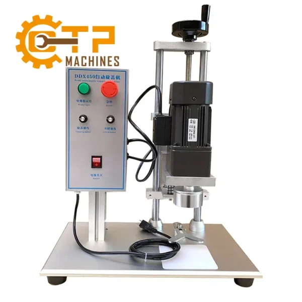 Máy Siết Nắp Chai Tròn Bán Tự Động 10 may siet nap chai tron ban tu dong 01