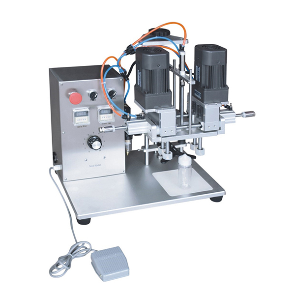 Máy Siết Nắp Bán Tự Động 4 Bánh Xe
