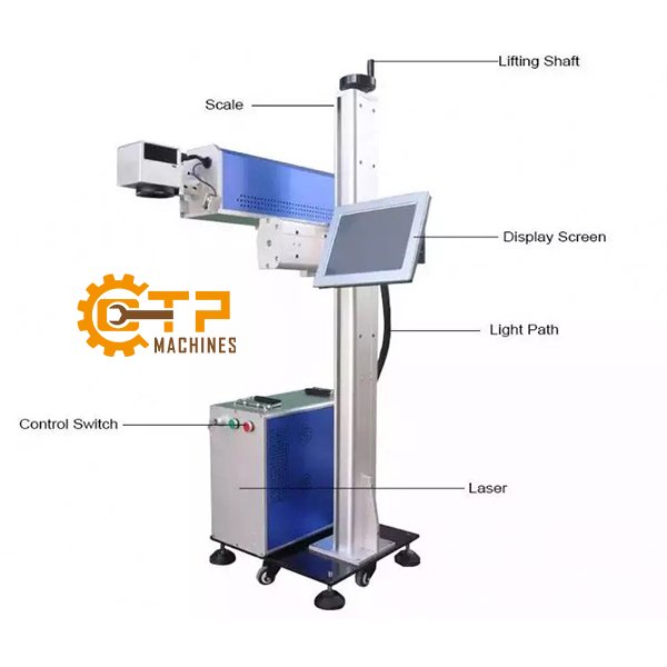 Máy In Date Laser NF 3000 7 Được cấu tạo từ chất liệu cao cấp nâng cao tuổi thọ