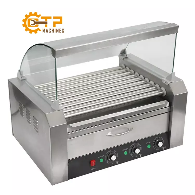 Máy Nướng Thịt Xúc Xích 11 Thanh 9 Được cấu tạo từ chất liệu cao cấp nâng cao tuổi thọ