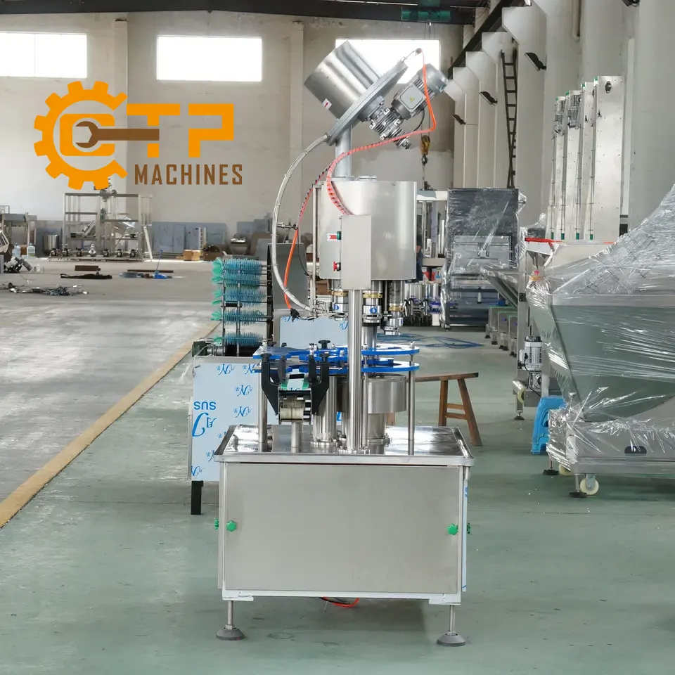 Máy Xoáy Nắp Chai Bán Tự Động 16 Được cấu tạo từ chất liệu cao cấp nâng cao tuổi thọ