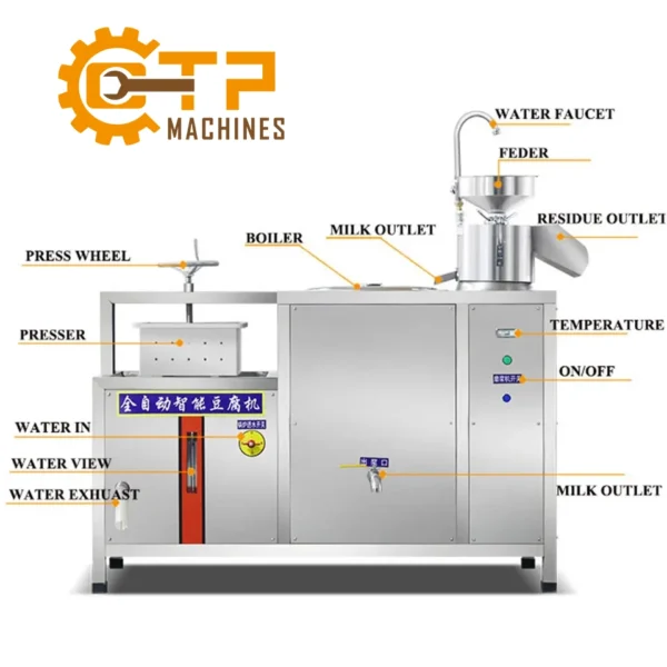 Bộ Dây Chuyền Sản Xuất Đậu Phụ Liên Hoàn HS-60 11 bo day chuyen san xuat dau phu lien hoan hs 60 1