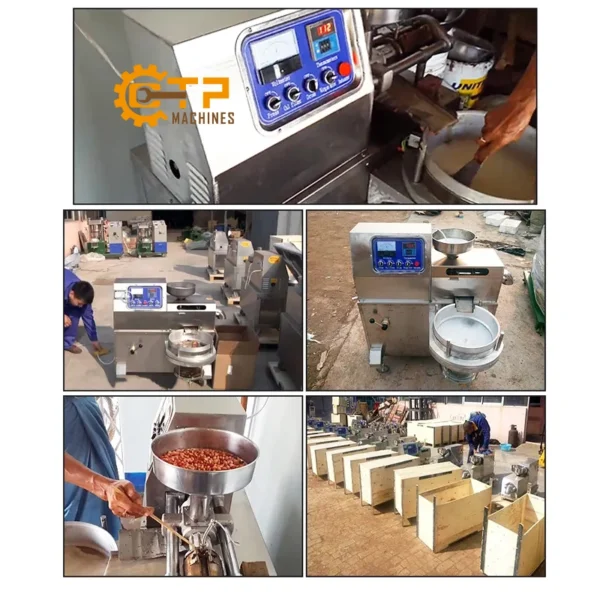 Máy Ép Dầu Thực Vật DH-50 8 may ep dau thuc vat dh 50 4