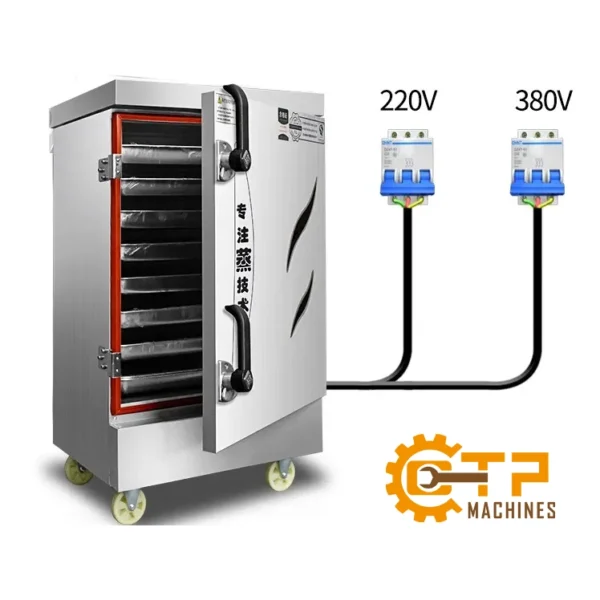 Tủ Cơm 10 Khay Dùng Điện 8 tu com 6 khay dung gas va dien 4