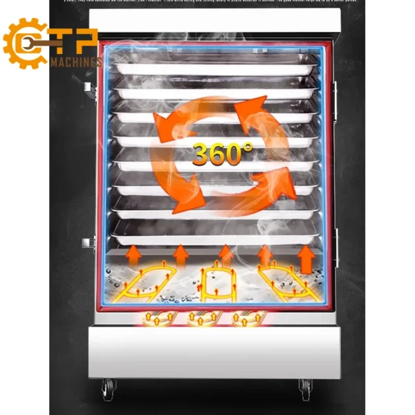 Tủ Nấu Cơm Công Nghiệp 6 Khay 8 tu nau com cong nghiep 6 khay 3