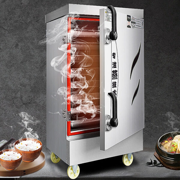 Tủ Nấu Cơm Công Nghiệp 6 Khay