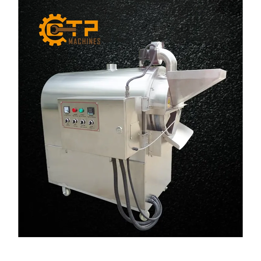 Máy Rang Hạt CY-550 Dùng Điện INOX 15 Năng suất cao giảm sức lao động và nhân công