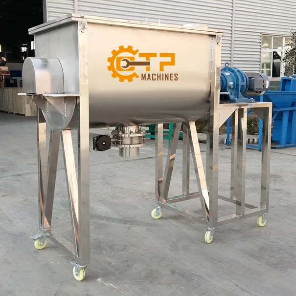 Máy Trộn Bột Nằm Ngang Xả Đáy - Ảnh 4