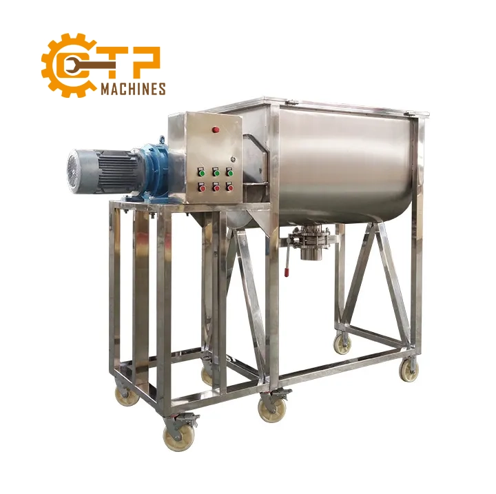 Máy Trộn Bột Nằm Ngang Xả Đáy - Ảnh 3